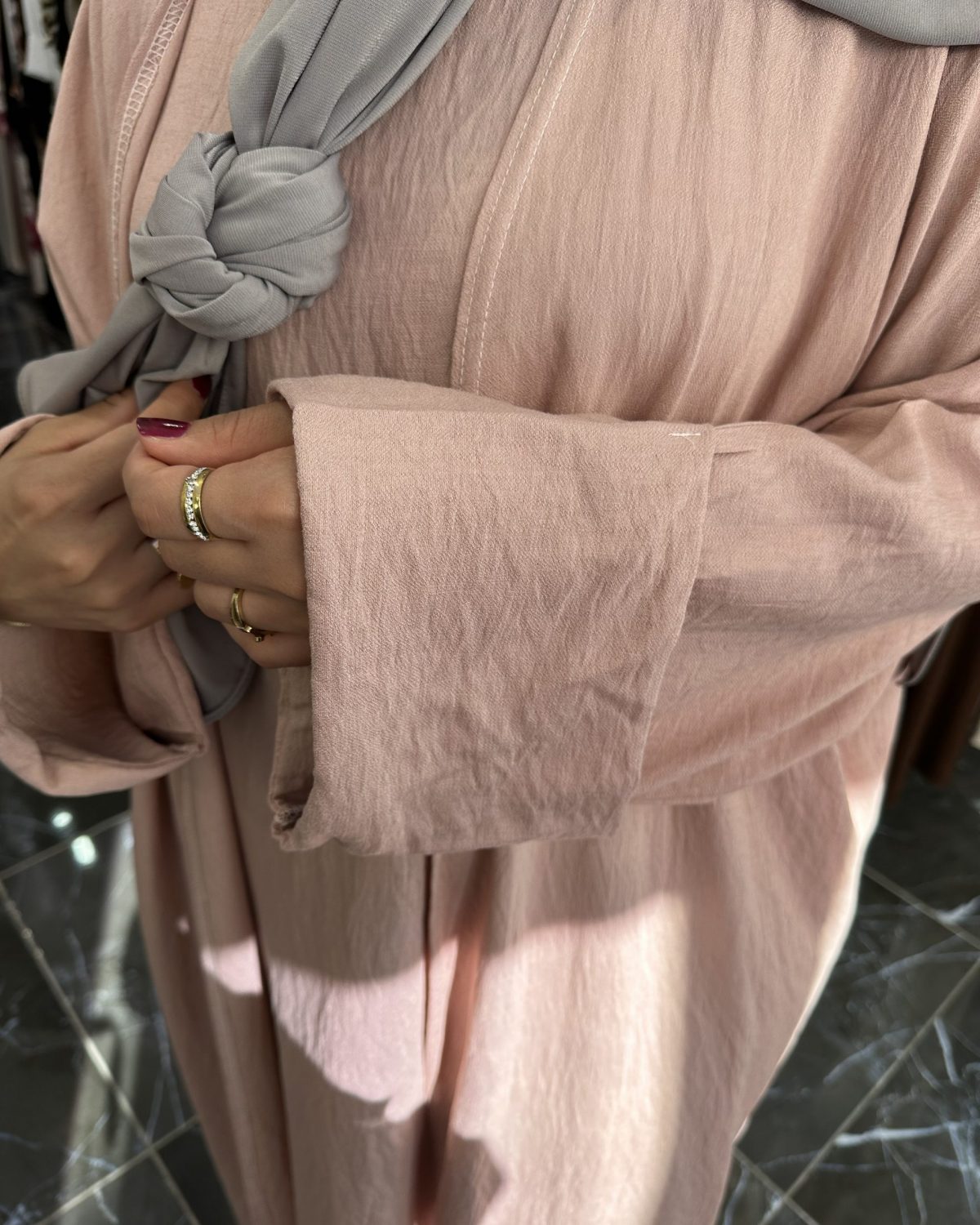 Ensemble Kimono Lin Rose