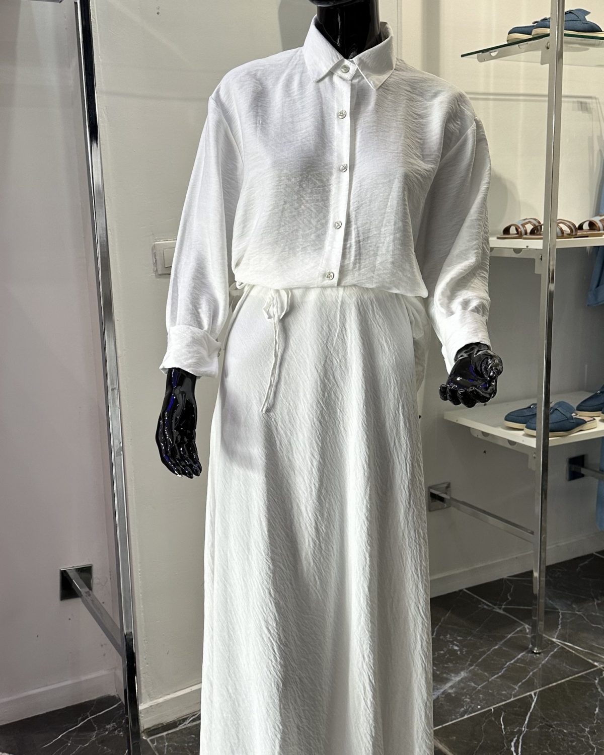 Ensemble jupe BLANC