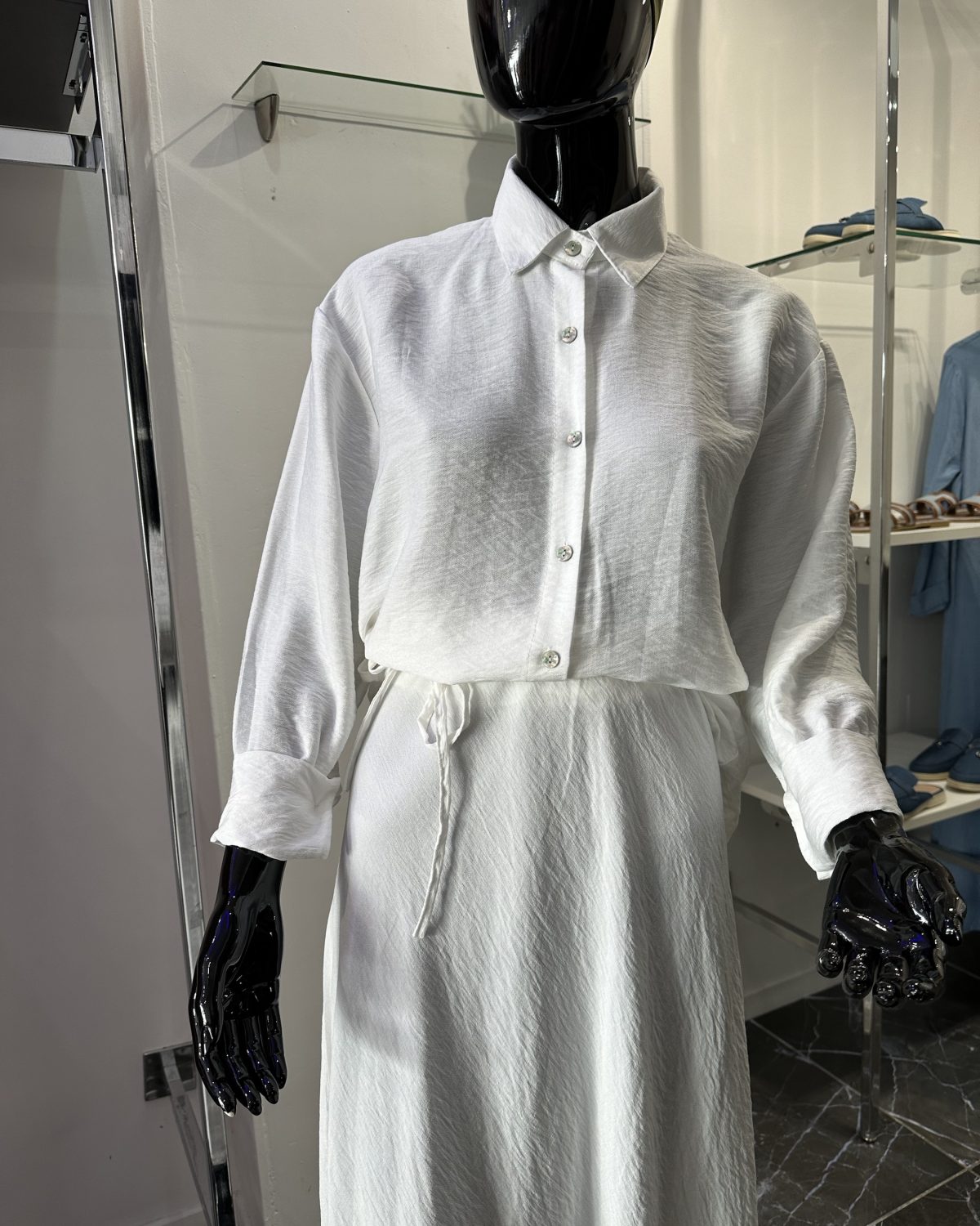 Ensemble jupe BLANC